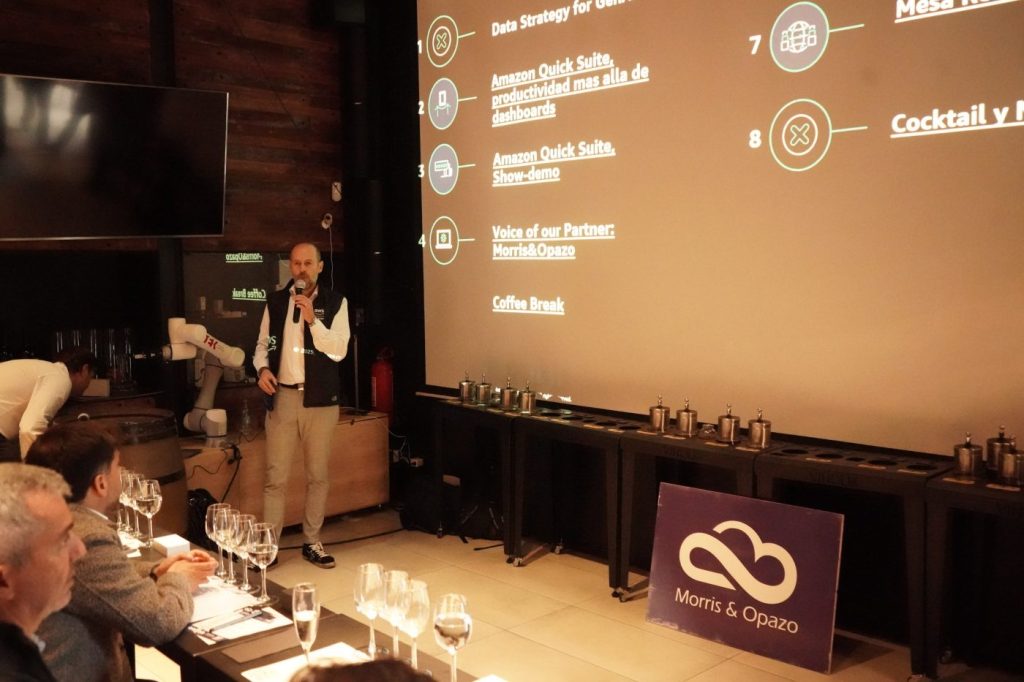 Morris & Opazo y AWS presentaron QuickSuite en Chile el nuevo futuro de la analítica empresarial